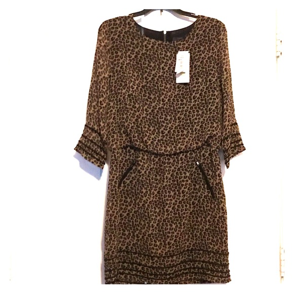 classy leopard print dress